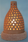 Lampada piccola in maiolica